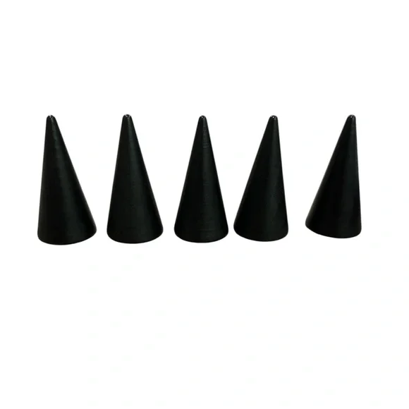 Ring Display 5-Pieces Black - Picture 2 of 2